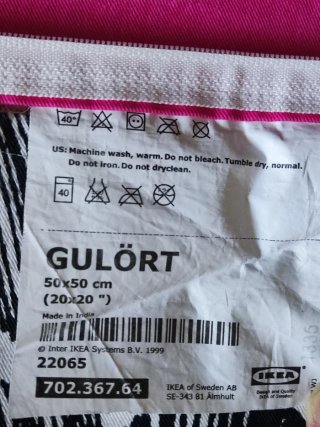 Fundas Cojin IKEA Buhos Rosa 50x50 2 uds