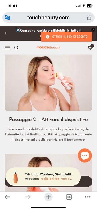 TOUCHBeauty TB1712 Dispositivo Belleza Multi-Terap