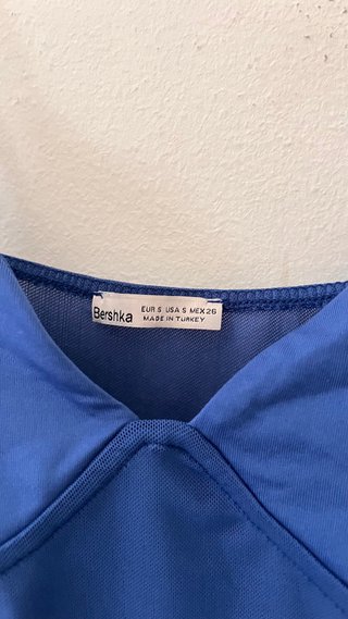 Body Bershka Blu Elettrico