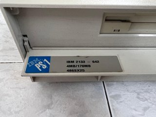 IBM PS/1 486SX-25 Ordenador Retro Vintage