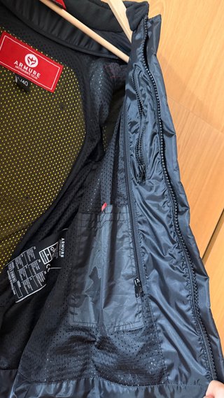 Chaqueta de moto+espaldera