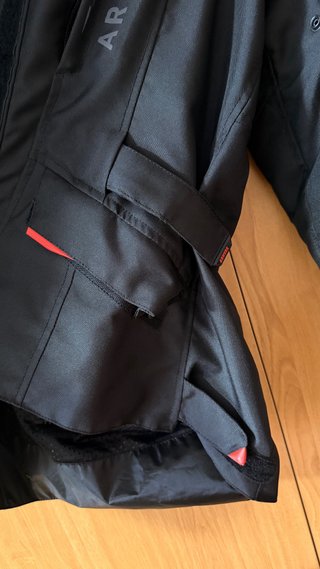 Chaqueta de moto+espaldera