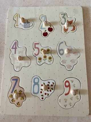 Puzzle Números Zara Home con Asas
