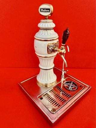 * GRIFO DE CERVEZA MAHOU / PORCELANA / AÑOS 80
