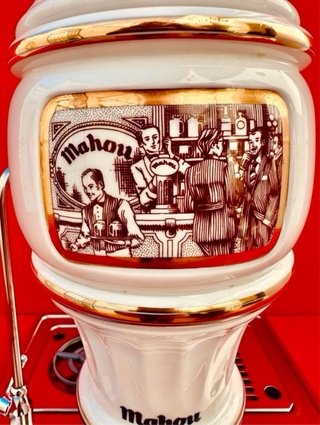 * GRIFO DE CERVEZA MAHOU / PORCELANA / AÑOS 80