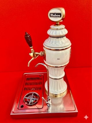 * GRIFO DE CERVEZA MAHOU / PORCELANA / AÑOS 80