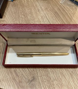 Bolígrafo Sheaffer Chapado Oro Vintage