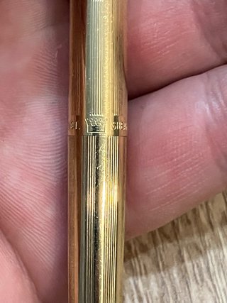 Bolígrafo Sheaffer Chapado Oro Vintage