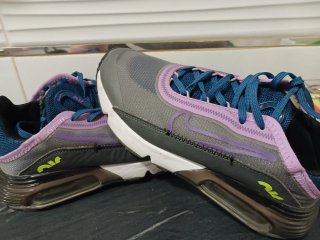 Nike Deportivas Gris y Morado