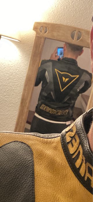 Chaqueta Moto Dainese Negra y Amarilla