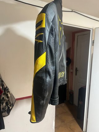Chaqueta Moto Dainese Negra y Amarilla