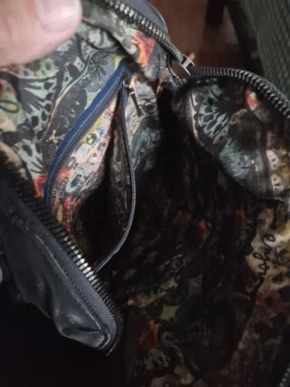 Mochila Anekke azul y multicolor