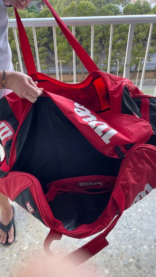 Bolsa de Tenis Wilson Roja