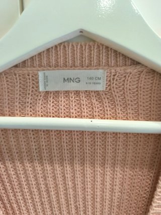 Vestido y cárdigan Mango