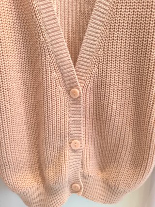 Vestido y cárdigan Mango