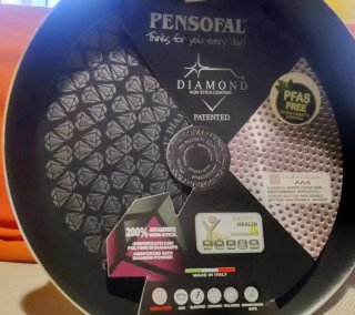 PensofalPadella Diamond 24cm e bistecchiera 28x28