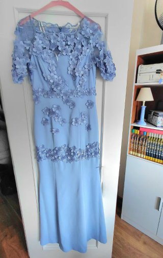 Elegante vestido de fiesta de Carla Ruiz