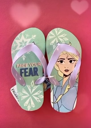 Chanclas Frozen Talla Infantil