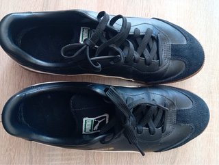 Zapatillas Puma King Negras y Blancas