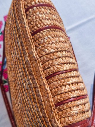 ¡OFERTA! Bolso Mimbre Marca Blanco Mujer
