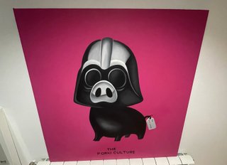 Cuadro The Porki Culture Darth Vader (79cm x 79cm)