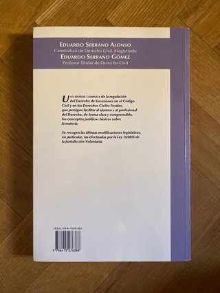 Manual de derecho civil curso V, Plan Bolonia