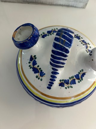 Botijo de cerámica vintage