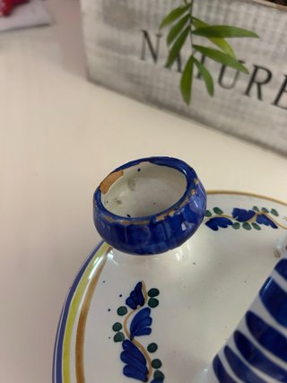 Botijo de cerámica vintage