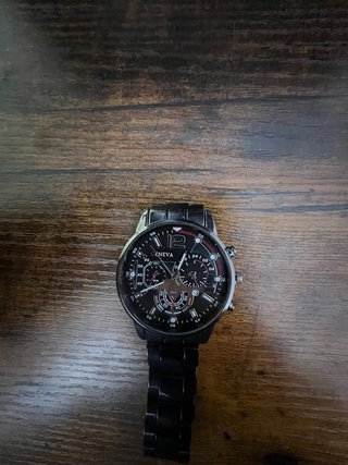 Reloj Geneva Negro Deportivo Elegante