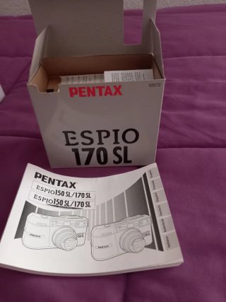 Cámara Pentax Espio 170 SL Plata
