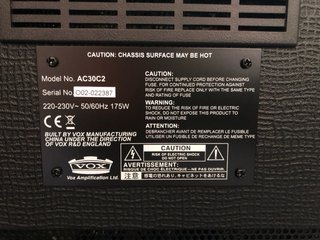 Amplificador para guitarra VOX AC30C2