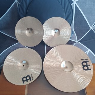 Platos Meinl Bronze + Funda batería percusión