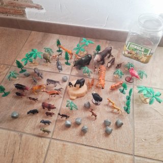 Juego de animales de zoo