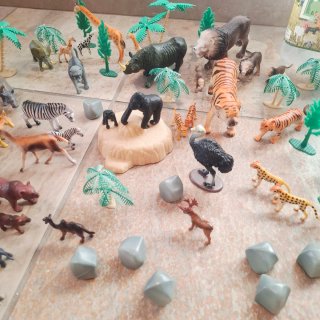 Juego de animales de zoo
