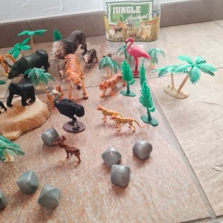 Juego de animales de zoo