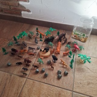 Juego de animales de zoo