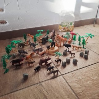 Juego de animales de zoo