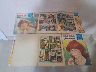Lote de 7 tebeos " Esther y mi mundo" vintage