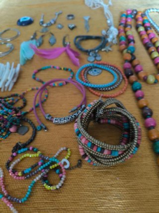 Lote bisutería boho chic