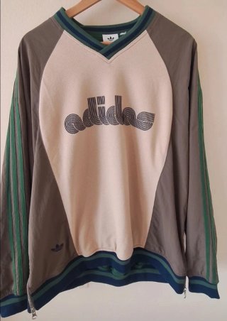 Sudadera Adidas Brain Dead Beige/Verde