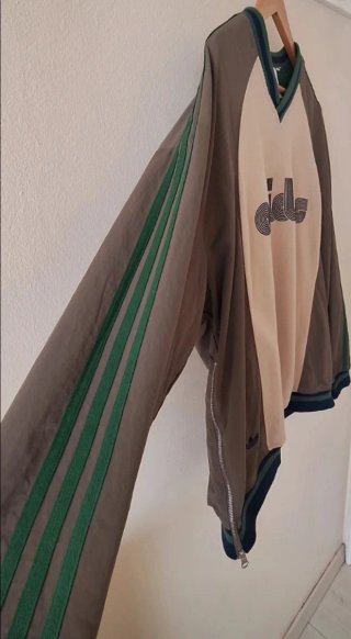 Sudadera Adidas Brain Dead Beige/Verde