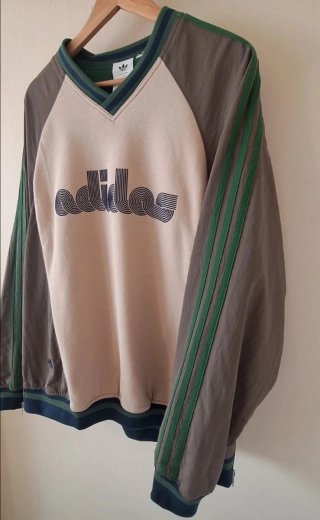 Sudadera Adidas Brain Dead Beige/Verde