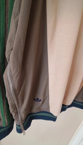 Sudadera Adidas Brain Dead Beige/Verde