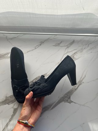 Zapatos de tacón zendra negros