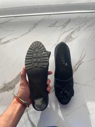 Zapatos de tacón zendra negros
