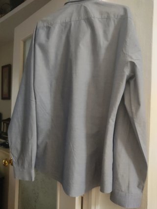Camisa H&M Azul Talla XL