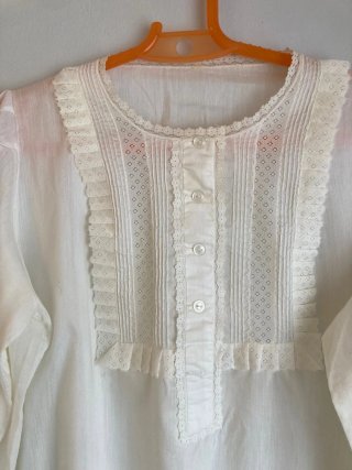 Vestido lencero vintage blanco