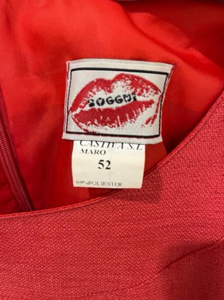 Vestido rojo Señora