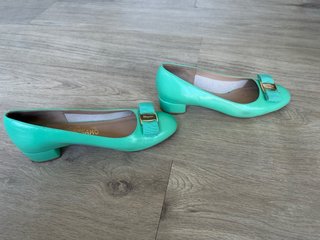 Salvatore Ferragamo Verde Menta Talla 36,5
