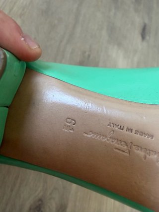 Salvatore Ferragamo Verde Menta Talla 36,5